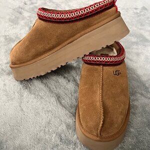 Ugg Tasman Chesnut Platform Clog Slipper